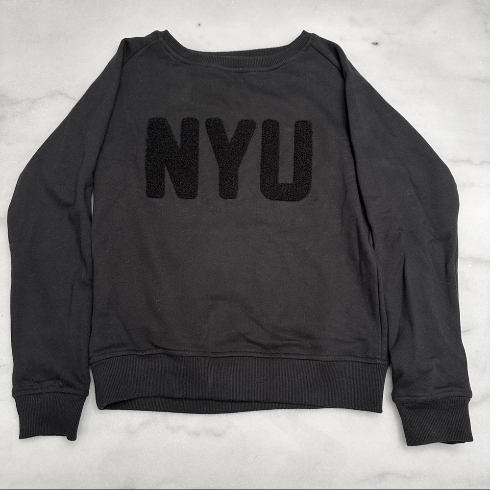 New York University NYU Women’s Crop Top Sweatshirt